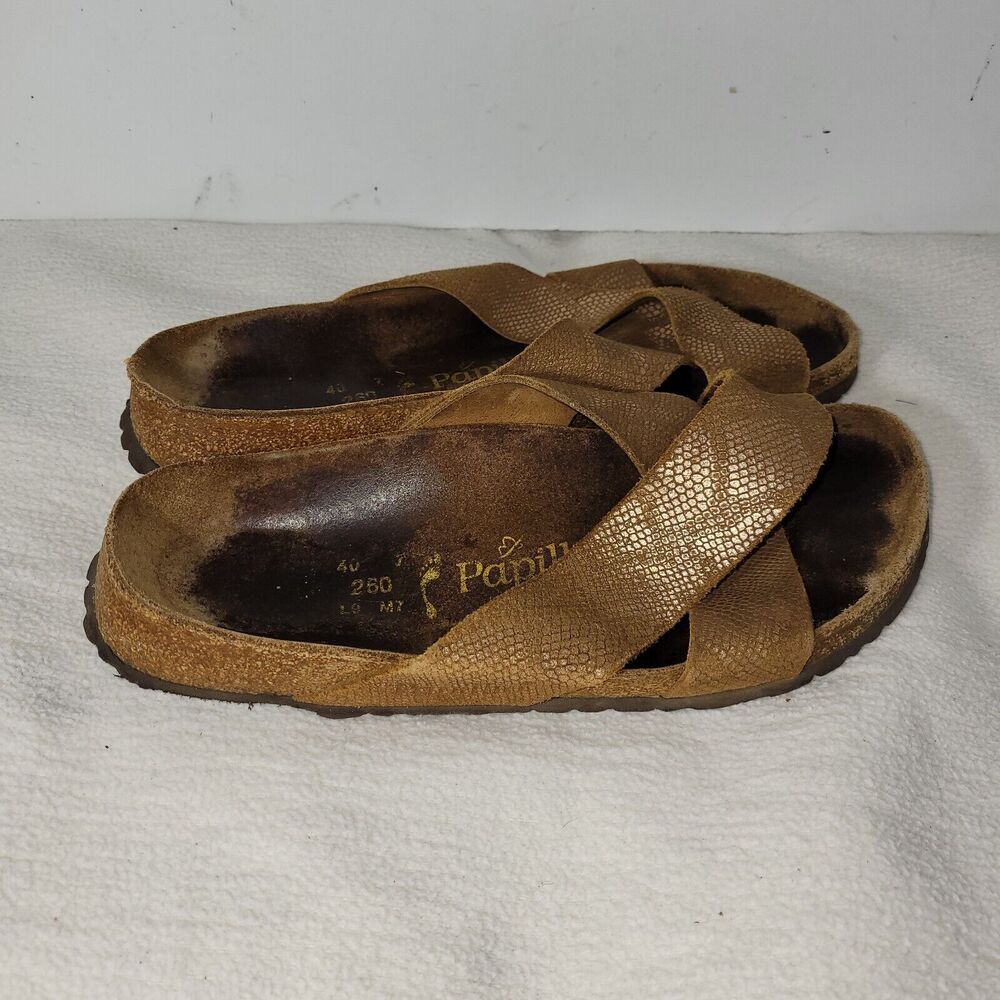 Papillo By Birkenstock Sandals Shoes Womens Size 9 Brown Beach Pool Summer Hippy